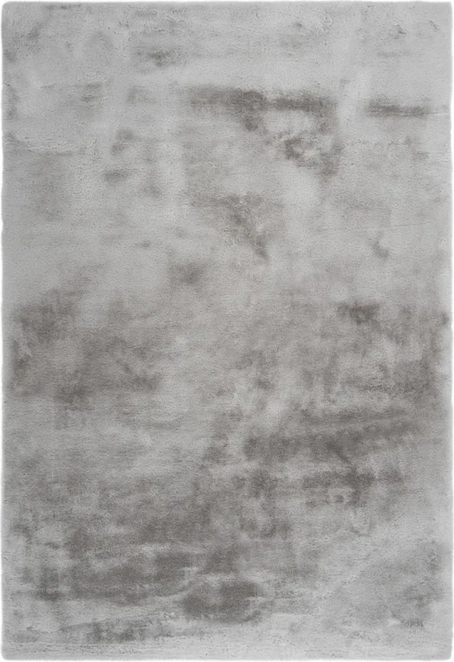 Muratap Tapijtenloods Fluffy Vacht Vloerkleed Woonkamer en Slaapkamer - Zilver / Grijs - 200x290 CM - Superzacht Tapijt