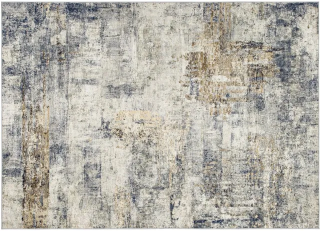 Homcom Rug-Polyester-230L x 160B x 1H cm-Grau Grijs