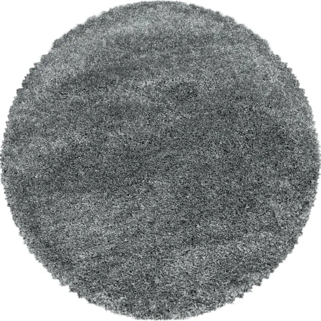 Muratap Pearl Soft Rond Hoogpolig Vloerkleed Lichtgrijs Licht grijs