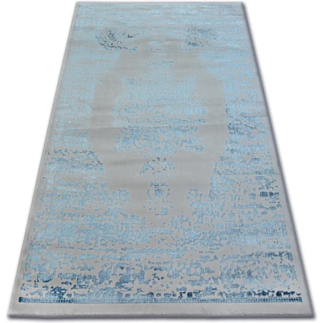 RUGSX Kleden Rugsx Tapijt ACRYL MANYAS 0917 zilver/Blauw Grijs
