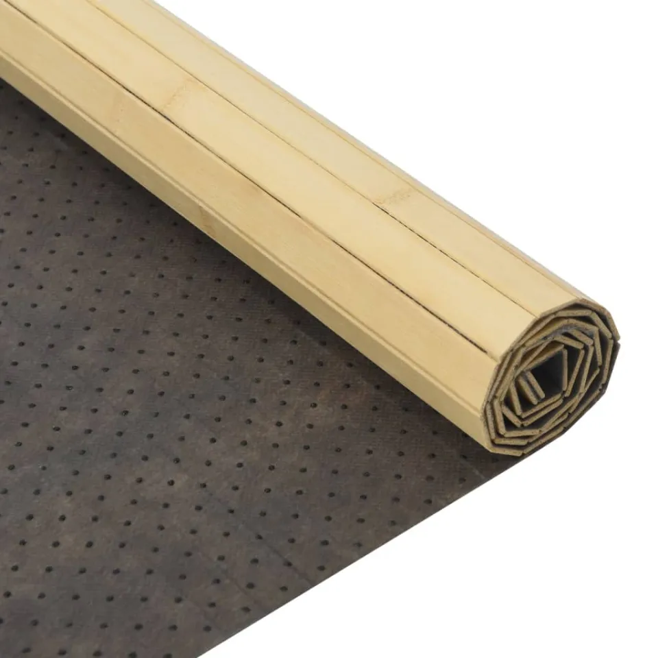 vidaXL Vloerkleed rechthoekig 60x300 cm bamboe lichtnaturel beige, foto 3