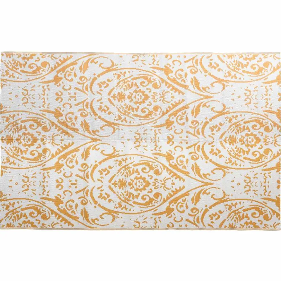 vidaXL Buitenkleed ARAKIL 190x290 cm PP oranje en wit, foto 2
