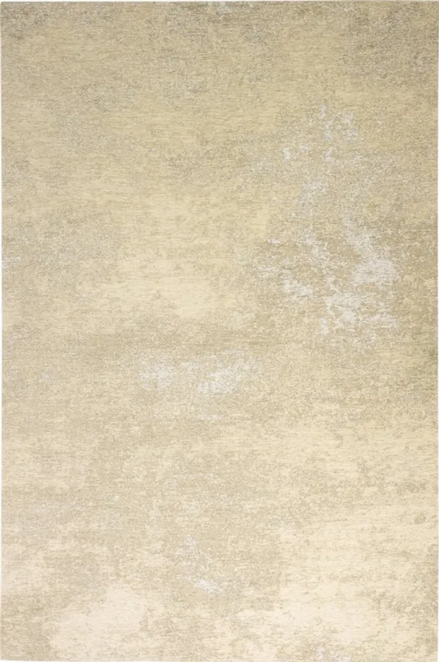 Gínore Vintage vloerkleed - Grunge - Tapijten Woonkamer - Cappuccino - 200x200 Lichtcrème