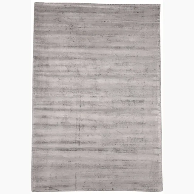 LABEL51 Vloerkleed Velvy Grijs Synthetisch 160x230cm