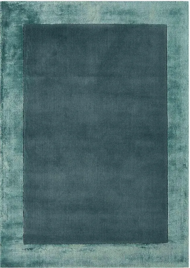 easy living Ascot-Rug-Aqua-Blue Vloerkleed - 200x290 - Rechthoek - Laagpolig Tapijt - Klassiek - Blauw