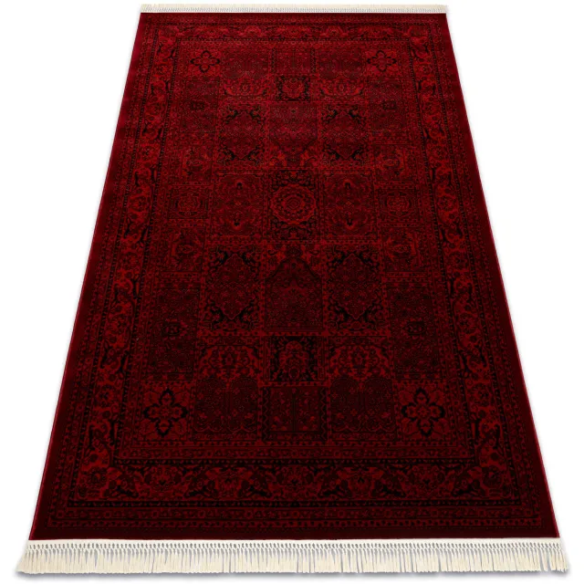 RUGSX Kleden Rugsx ORIENT 5365 tapijt bordeauxrood / zwart Frame, 200x290 cm