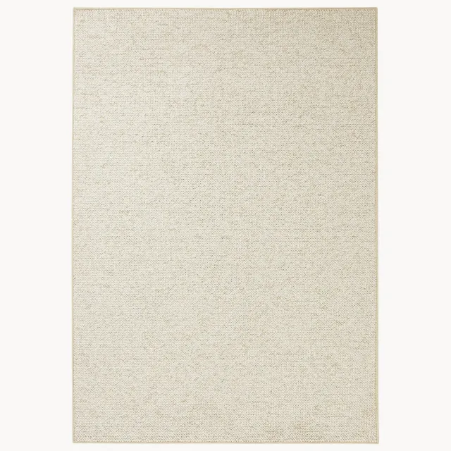 BT Carpet Rond laagpolig vloerkleed Lyon met lussenpool Wit