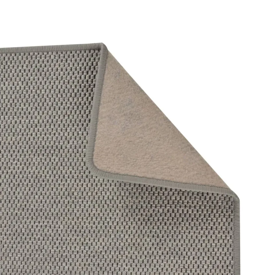 vidaXL Tapijtloper 80x300 cm sisal-look zilverkleurig, foto 4