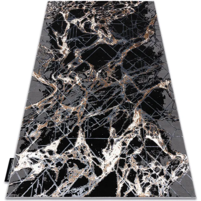 RUGSX Kleden Rugsx Tapijt DE LUXE modern 629 Abstractie - 140x190 cm Grijs