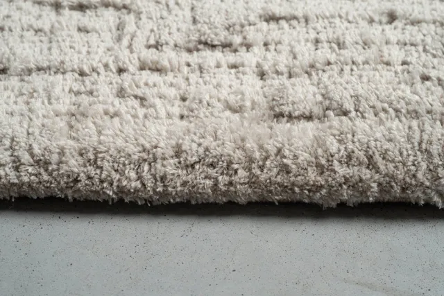 Tapis Home Tapison Home Kyoto 014.0500.2323 Vloerkleed - 160 x 230 cm - Beige - Rechthoekig - Polyester - Eetkamer, Woonkamer, Slaapkamer - Effen - Modern, Landelijk