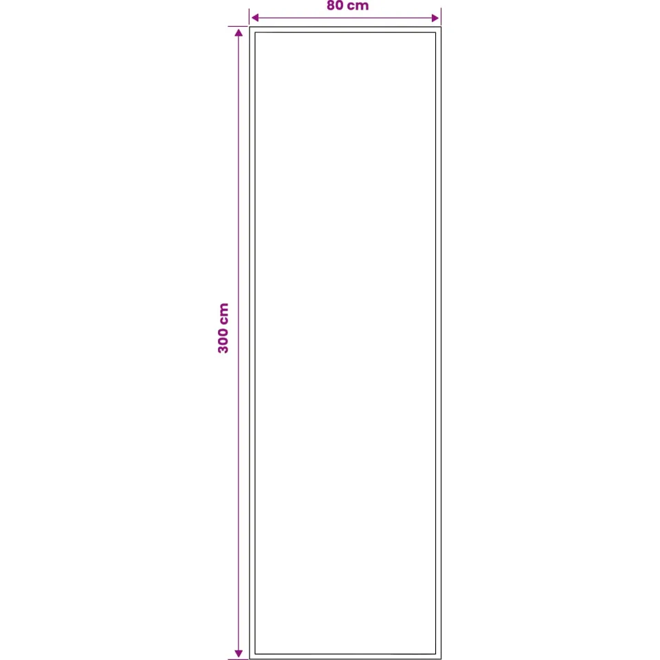 vidaXL Tapijtloper FLORNES Geweven Ochre Zigzag 80 x 300 cm PP 7 mm, foto 3