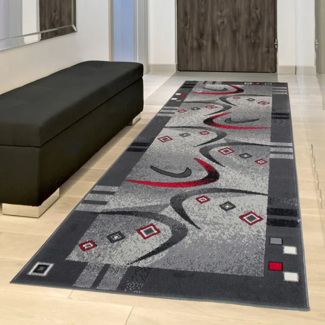 Tapiso Dream Tapijt Loper Woonkamer Slaapkamer Rood Design Abstract Praktisch Woonsfeer Duurzaam Interieur Hoogwaardig