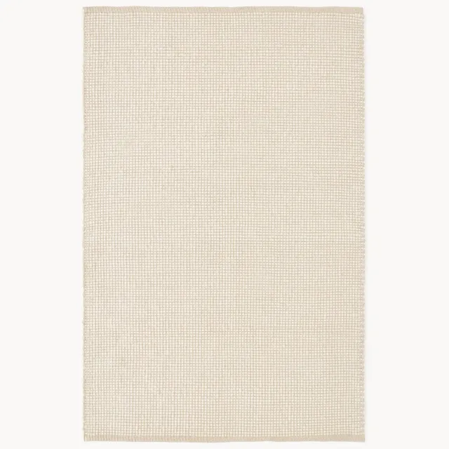 Westwing Collection Handgeweven wollen vloerkleed Amaro Beige