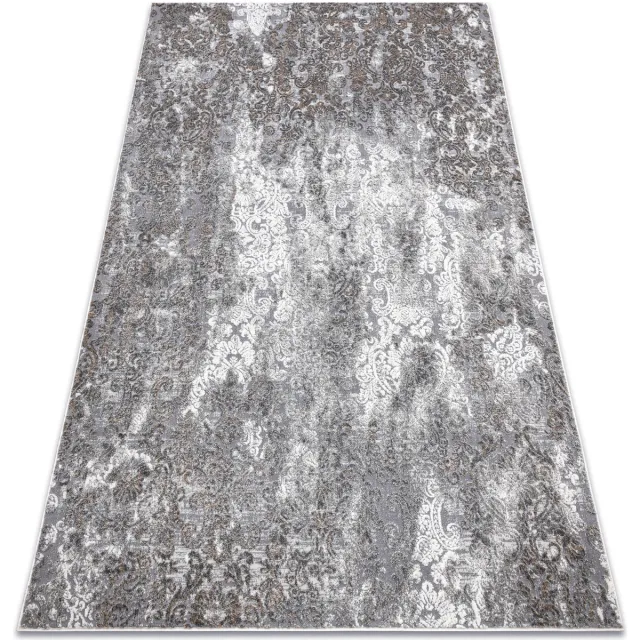 RUGSX Kleden Rugsx Tapijt NOBLE modern 6773 45 Ornament vintage 80x150 cm Grijs