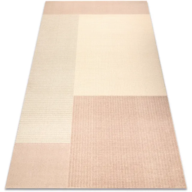 RUGSX Kleden Rugsx FLUX 461.9.AE200 wollen tapijt OSTA - Geometrisch, 60x120 cm Beige