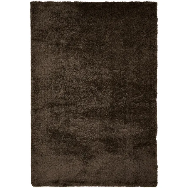 Kwantum Velva vloerkleed donkerbruin 160x230 cm