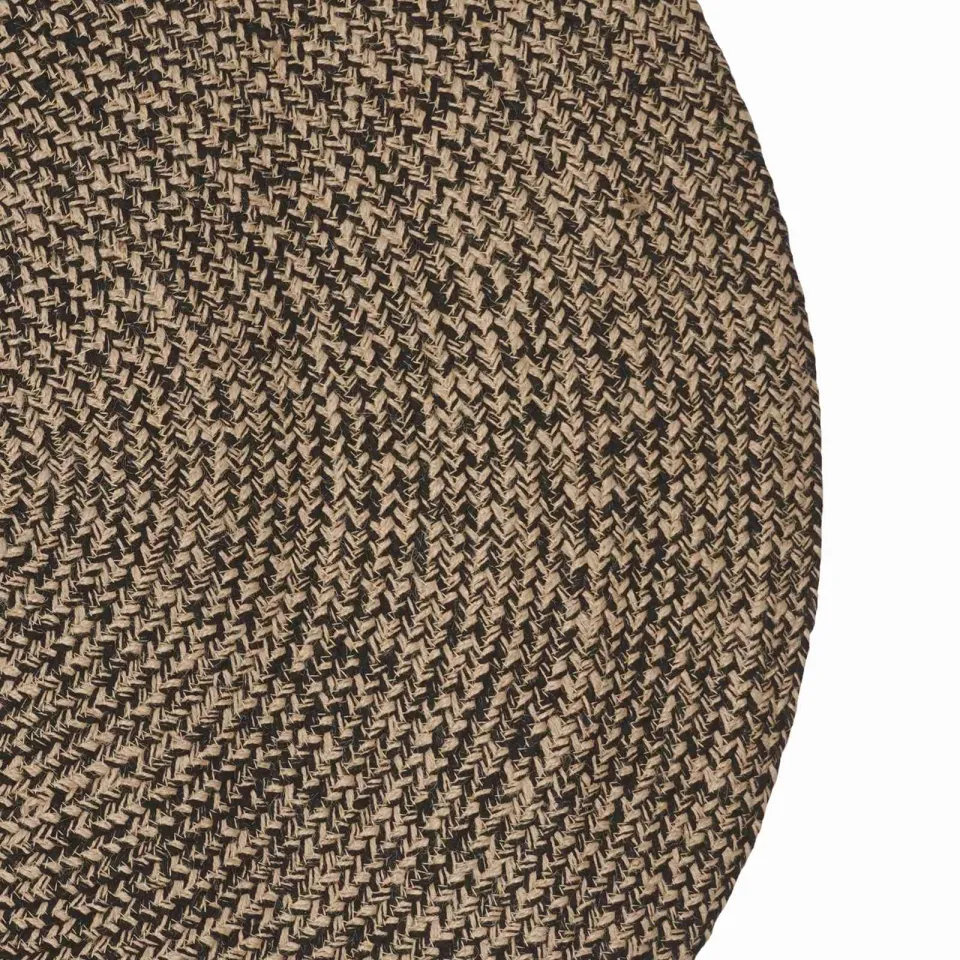 vidaXL Vloerkleden Zwart 122 x 183 cm Jute, foto 4