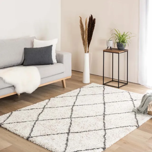 Boho&me Berber vloerkleed - Artisan Ouar wit/grijs 120x170
