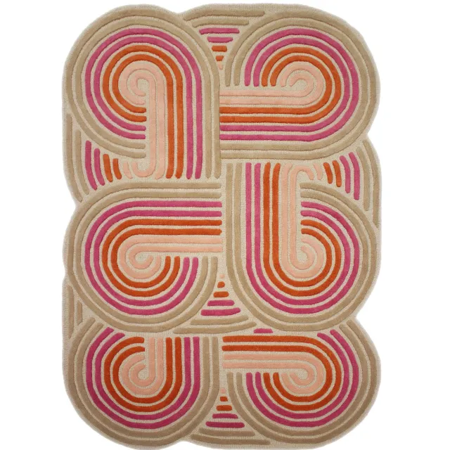 Flair Rugs Spiral Shaped vloerkleed roze Rosé