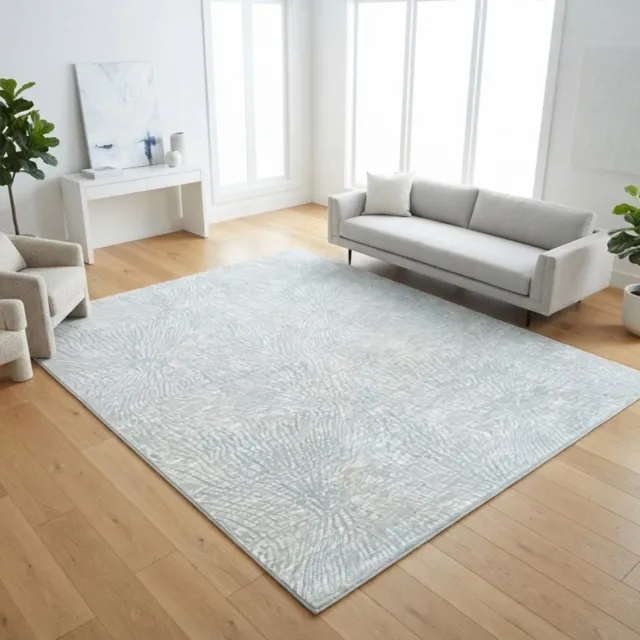 TapisTrend Designer tapijt Crème 160x230 cm Modern crèmekleurig vloerkleed met een organisch abstract patroon en textuur voor de woonkamer en slaapkamer Beige