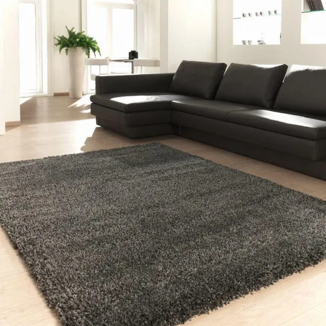 Merinos Vloerkleed Shaggy Plus 959 Grey 80x150 cm grijs