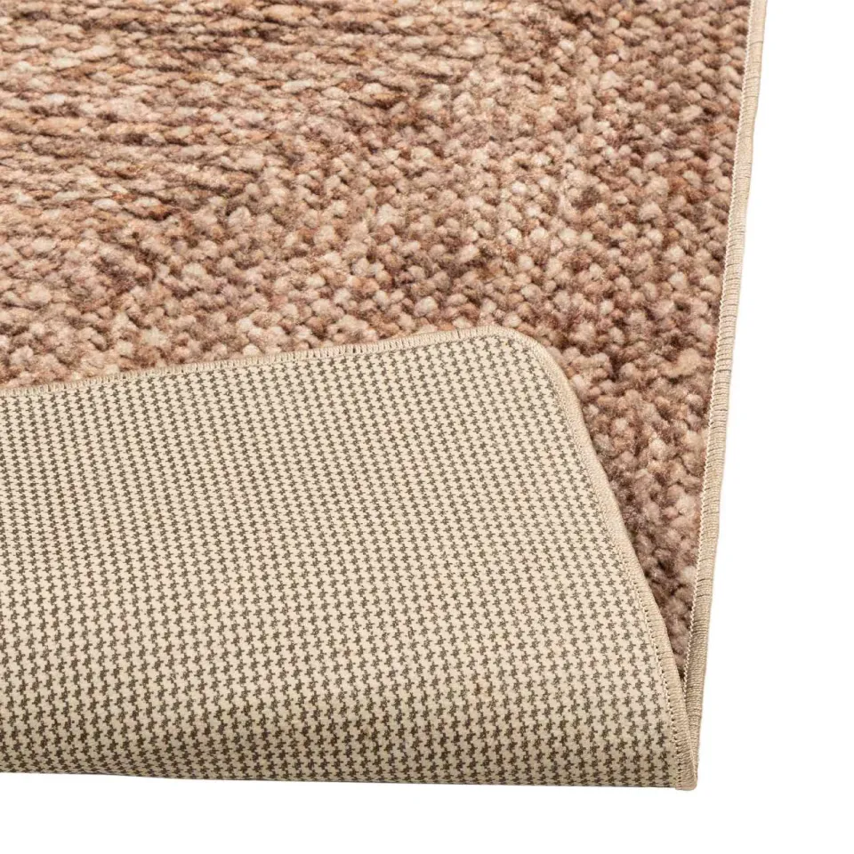 vidaXL Vloerkleedloper MARSA Bruin 50 x 200 cm Polyester en PVC, foto 4