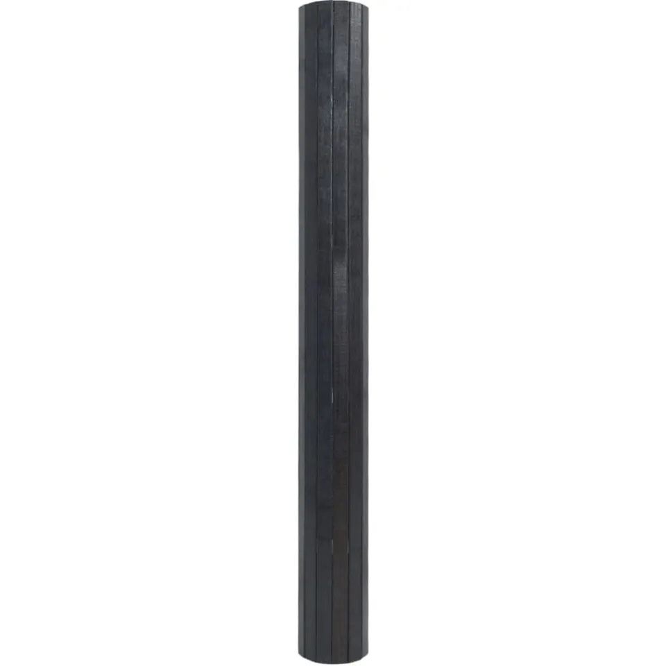 vidaXL Vloerkleed rechthoekig 100x500 cm bamboe grijs