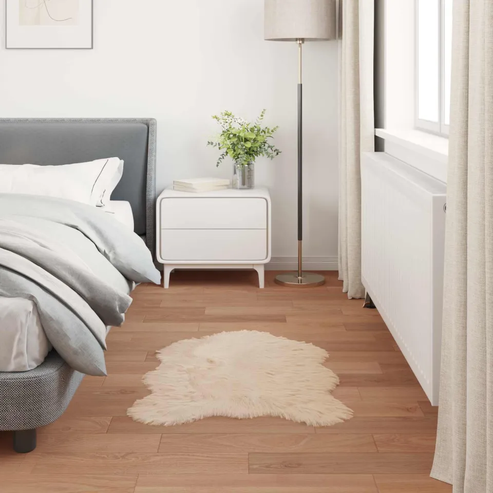 vidaXL Tapijt van imitatie TAFALLA Beige 80 x 120 cm Polyester, foto 3