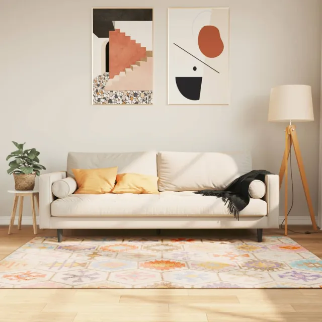 vidaXL Vloerkleed wasbaar 120x180 cm meerkleurig, foto 2