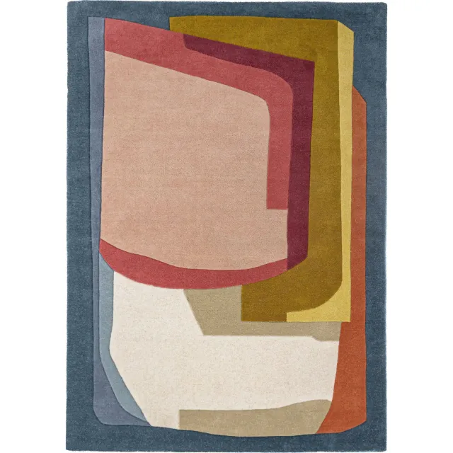 Flair Rugs Elwin wollen vloerkleed meerkleurig Multi