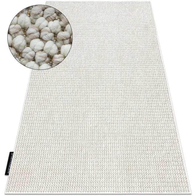RUGSX Kleden Rugsx Tapijt CASABLANCA LOOP wit / beige lus, 300x400 cm