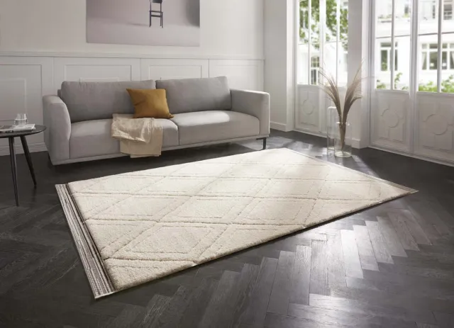 Mint rugs Designer vloerkleed 3D Colin - crème 120x170 cm