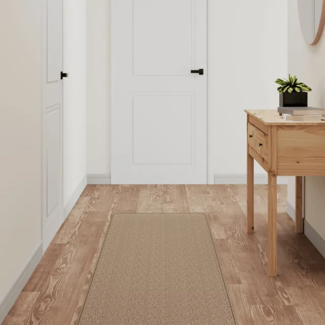 vidaXL Tapijtloper 50x300 cm sisal-look zandkleurig Bruin