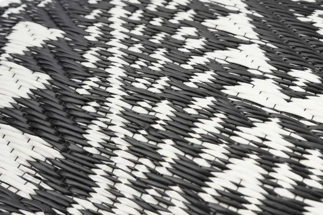 Feel Furniture Vloerkleed voor buiten - 180x280cm - Zwartwit Zwart,Wit