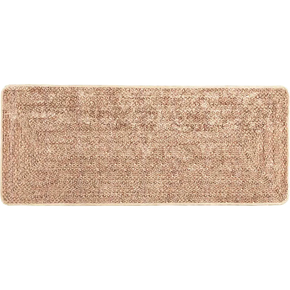 vidaXL Vloerkleedloper MARSA Bruin 100 x 200 cm Polyester en PVC