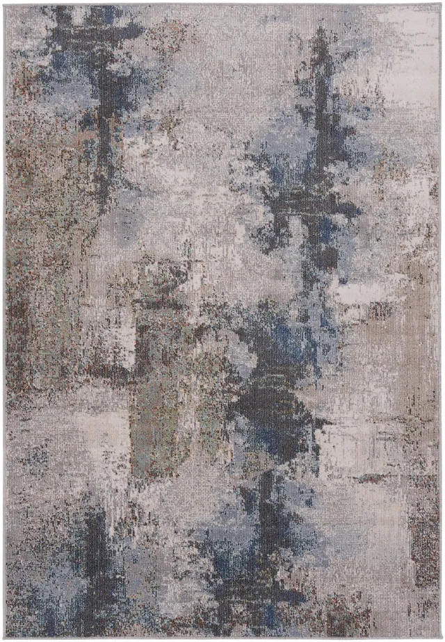 Pergamon Lagos Vintage Indoor & Outdoor Vloerkleed Blauw