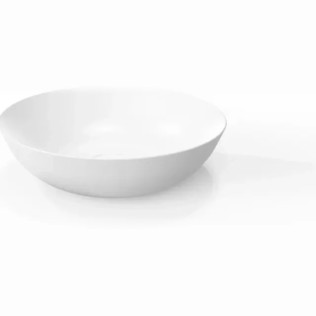DutchLine Solid.Surface Kom - Mat Wit - 400x115mm