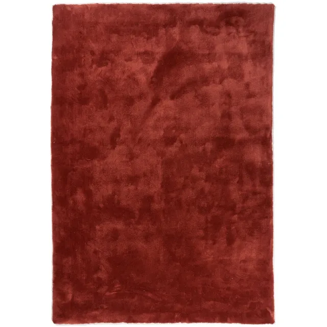 DÉJA Living Vloerkleed 80x150cm - Laagpolig Framboos Stof - Civar Rood