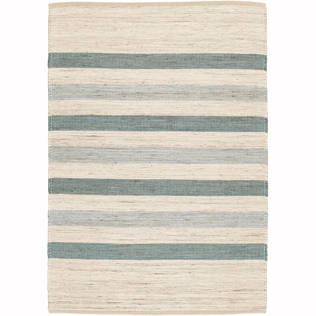 AFK Living Design tapijt van handgeweven jute MISTRAL blauw