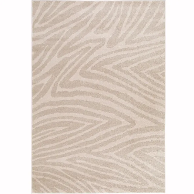 AFK Living Superzacht tapijt met zebra-effect BUFFON beige
