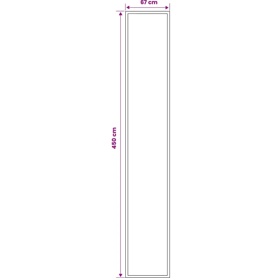 vidaXL Tapijtloper FLORNES Geweven Oranje Diamanten 67 x 450 cm PP, foto 4