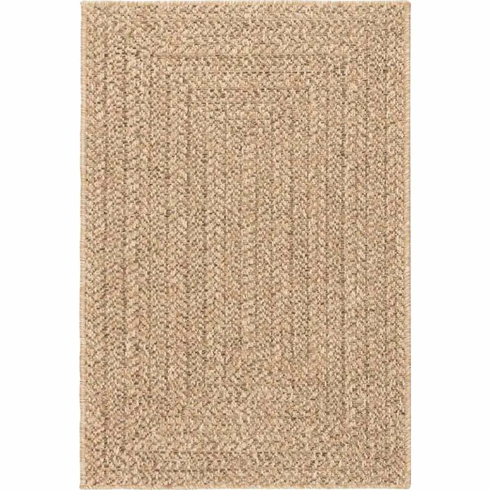 vidaXL Vloerkleed ZIZUR binnen en buiten 120x170 cm jute look bruin, foto 2