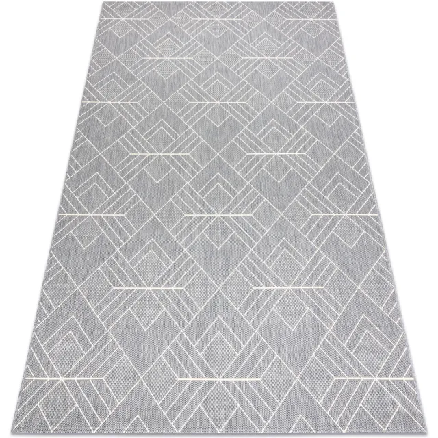 RUGSX Kleden Rugsx Sisal tapijt SISAL FLAT 48731637 Vierkant Grijs