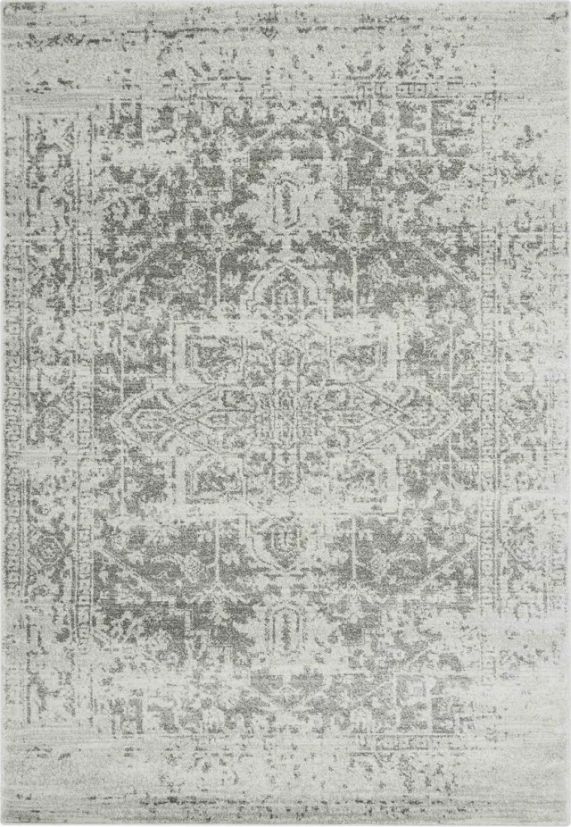 Asiatic Nova NV10 Antique Grey vloerkleed - maat 200 x 290 cm Grijs