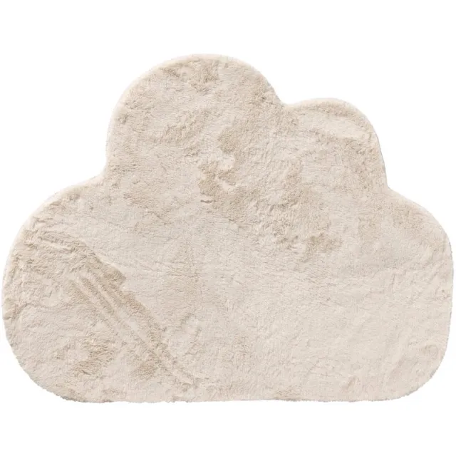 Textino CLOUD - vloerkleed - 70x90 cm - wolk - Snow White - wit Gebroken wit