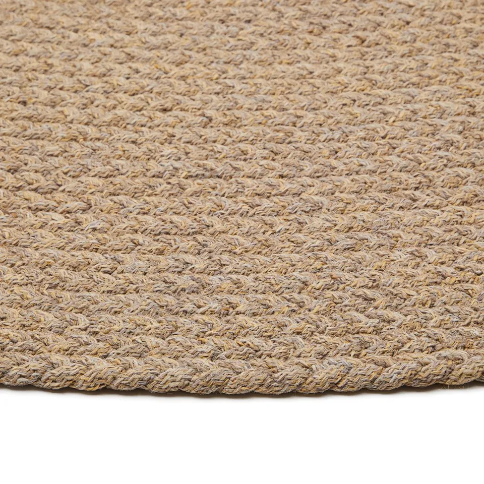 Kave Home Rond Vloerkleed 'Despas' 200cm, kleur Beige, foto 5
