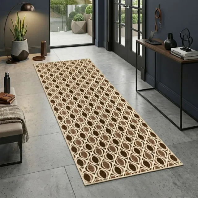 Floordirekt Tapijtloper - Vloerkleed - Cork - Keukenloper - 80 x 500 cm Beige