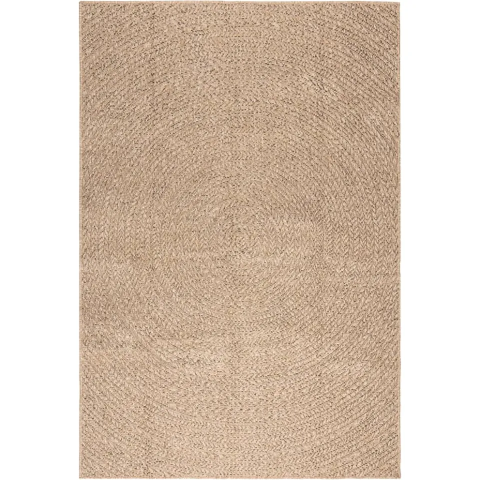 vidaXL Vloerkleed ZIZUR binnen en buiten 140x200 cm jute look bruin, foto 2