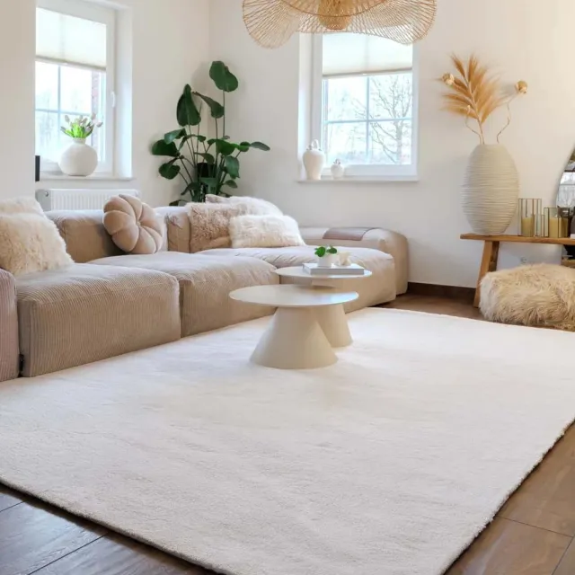 Tapeso Wasbaar vloerkleed - Clean Prestige crème 80x150