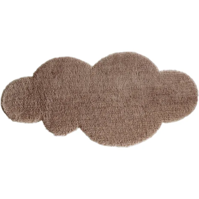 Tapijt taupe wolkvorm